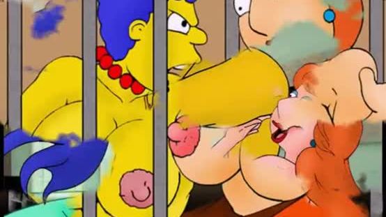 Griffins and simpsons hentai gangbang
